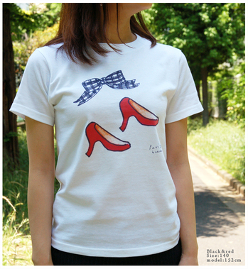 Tシャツデザイン black&red