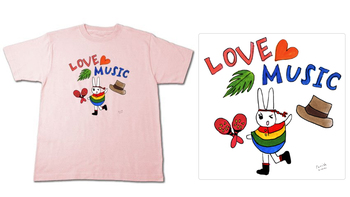 Tシャツデザイン love music☆